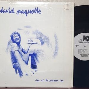 David Paquette ~ LP Vinyl Record ~ Live At The Pioneer Inn on Trim VG+/G+ Jazz